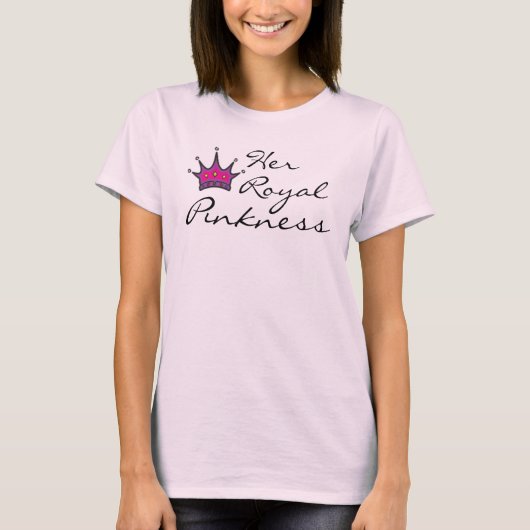 T-shirt Son Pinkness royal (Devant)