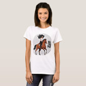 T-shirt Son Propre Chemin : L'Intrépide Rider (Devant entier)