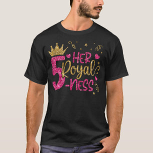 T-shirt Son Royal 5 Ness Joyeux 5e anniversaire Cinq ans