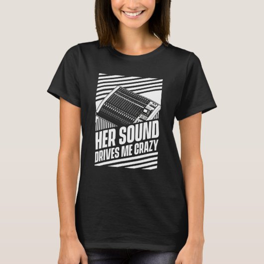 T-shirt Son Son M'ensorcelle Ingénieur du Son de Studio H (Devant)