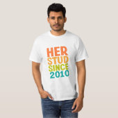 T-shirt Son Stud Depuis 2010 (Devant entier)