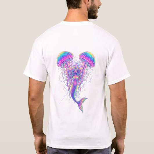 T-shirt son tee codé rave (Dos)