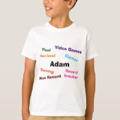 T-shirt Son Temps De Jeu Enfants Pixeleleled Jeu Anniversa (Devant)