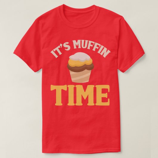 T-shirt Son temps de muffin (Design devant)