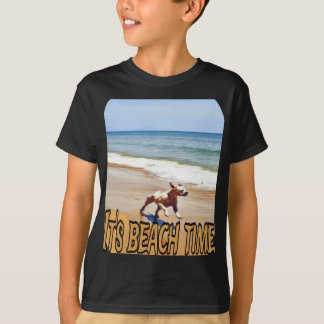 T-shirt Son temps de plage