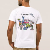 T-shirt Son vendredi soir Monstres 2 côtés T (Dos)