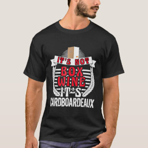 T-shirt Son vin pas boîte Son Cardboardeaux Boire