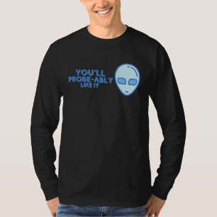 T-shirt Sonde d'enlèvement Alien ET jeu de mots sale