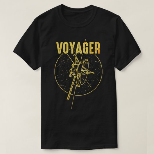 T-shirt sonde spatiale interstellaire Voyager8 (Design devant)