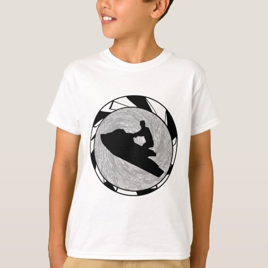 T-SHIRT SONDEUR DE SKI DE JET (Devant)