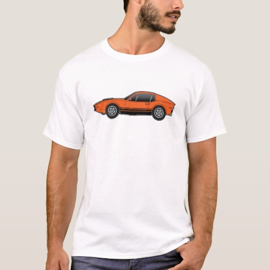 T-shirt Sonett_III_orange (Devant)