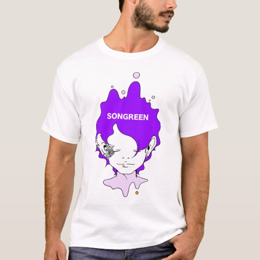 T-SHIRT SONGREEN×PURPLE (Devant)