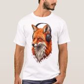 T-shirt Sonic Flame – Abstract Fox in Motion (Devant)