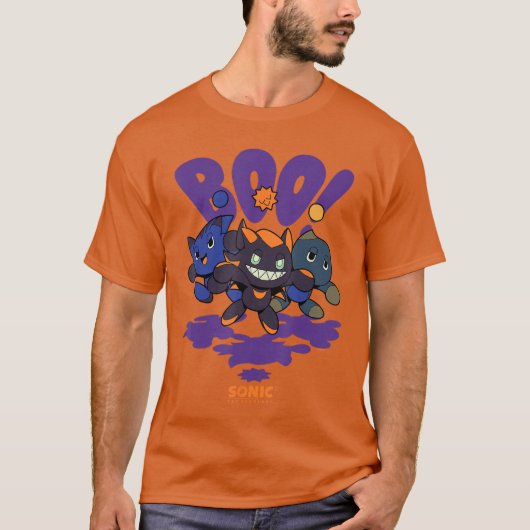 T-shirt Sonic The Hedgehog Chao Tales Halloween Boo Trio (Devant)