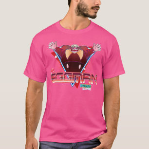 T-shirt Sonic The Hedgehog Dr. Eggman Retro Neon Logo