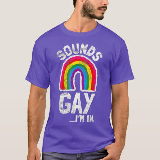 T-shirt Sonne Gay Im Dans LGB Pride Cadeau Rainbow