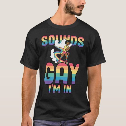 T-shirt Sonne Gay Im Dans Lgbt Pride Lgbtq Gay pride Drape (Devant)