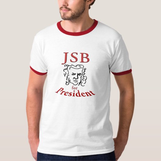 T-shirt sonnerie Bach pour Président (Devant)