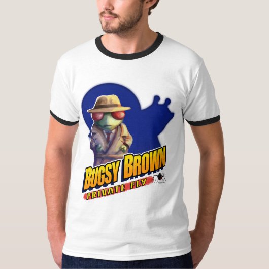 T-shirt Sonnerie Brown de dessin de Bugsy (Devant)