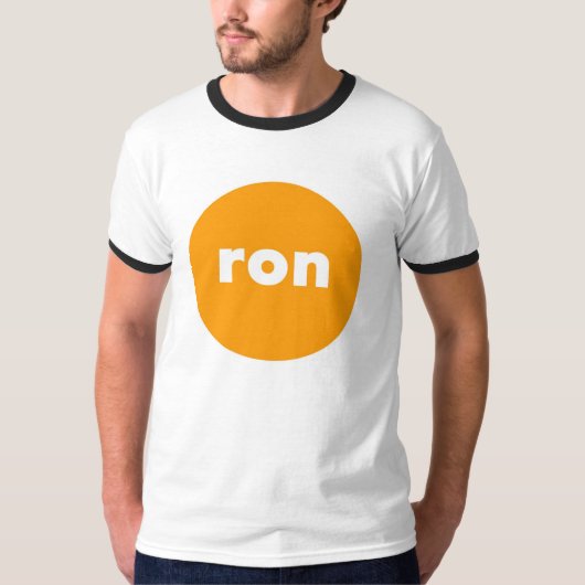 T-shirt Sonnerie de logo de RON (Devant)