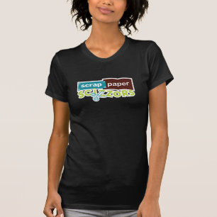 T-shirt Sonnerie de Scizzors de papier de chute