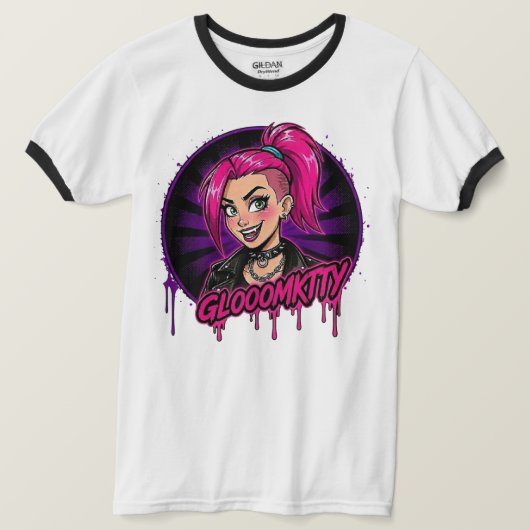 T-Shirt Sonnerie Gloomkitty (Design devant)