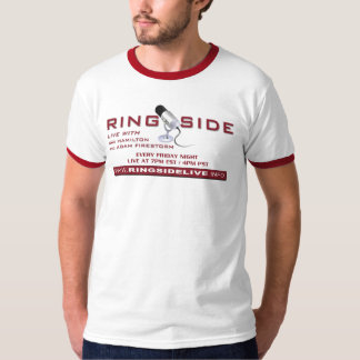 T-shirt Sonnerie rouge de premiers rangs/blanche vivante