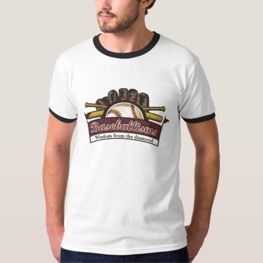 T-shirt Sonnerie "T " de Baseballisms (Devant)