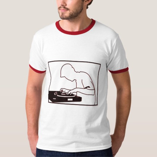 T-shirt Sonnerie T du DJ (Devant)