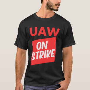 T-shirt Sonnette de poche Uaw Strike Red Tee United Auto W