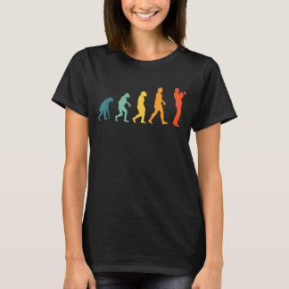 T-shirt Sonneur d'Evolution Rétro Musicien de Cor Vintage