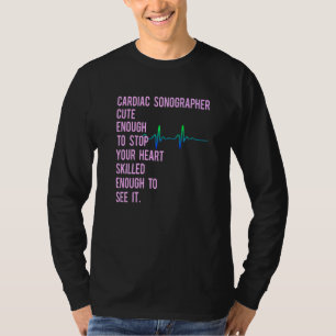 T-shirt Sonographe Cardiaque Echo Tech Éduque Rdcs 1