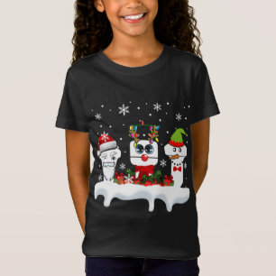 T-Shirt Sonographe de Noël Ultrasound Funny Père Noël Rein