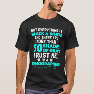 T-shirt Sonographe Technicien Technicien En Ultrasons Mign