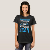 T-shirt Sonographie Sonographe Citations Diagnostic Médica (Devant entier)