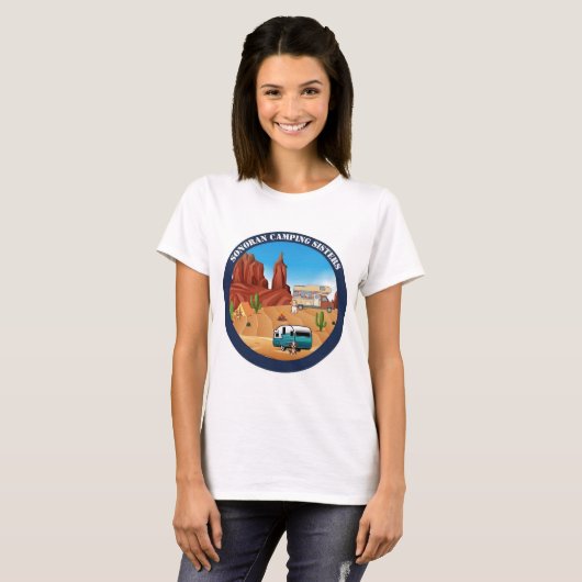 T-shirt Sonoran Camping Soeurs devant (Devant entier)