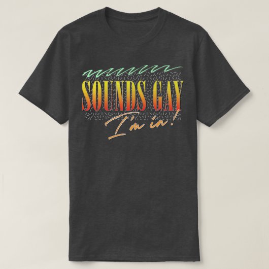 T-shirt Sons Gay Im En Style Rétro Design Original 1 (Design devant)