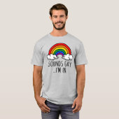 T-SHIRT SONS GAY JE SUIS DANS (Devant entier)