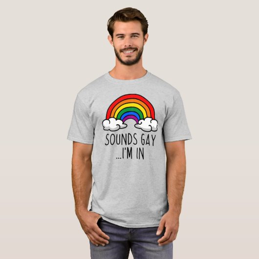 T-SHIRT SONS GAY JE SUIS DANS (Devant entier)