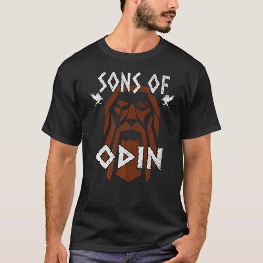T-shirt Sons of Odin Vikings Valhalla Viking (Devant)