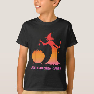 T-shirt Sont Enfants Carbs Witch Cauldron Halloween Concep