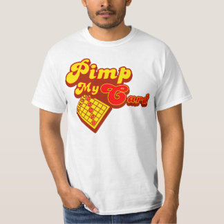 T-shirt Sont souteneurs mon bingo-test de carte