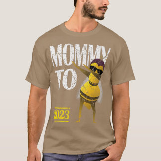 T-shirt Soon To Be Mommy 2023 Gift Funny Bee Pregnancy Ann