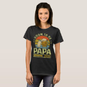 T-shirt Soon To Be Papa 2026 Expecting Baby Promoted To Fa (Devant entier)