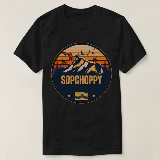 T-shirt Sopchoppy, Floride (Design devant)