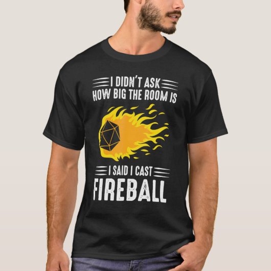 T-shirt Sorcier Assistant Fireballs (Devant)
