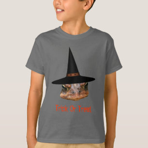 T-shirt Sorcière à visage crapaud Casquette Halloween mign