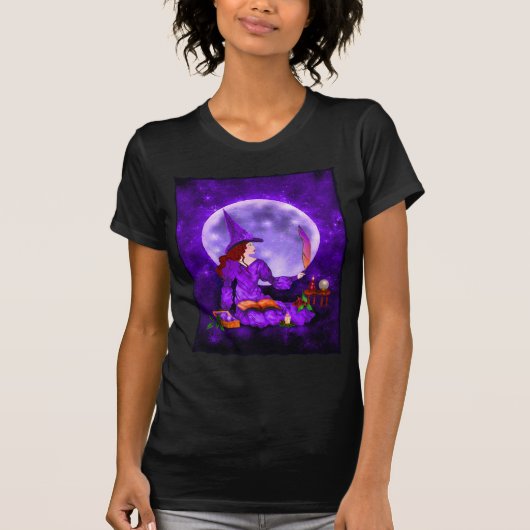 T-shirt Sorcière Améthyste (Devant)