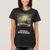 T-shirt sorcière amusant (Devant)