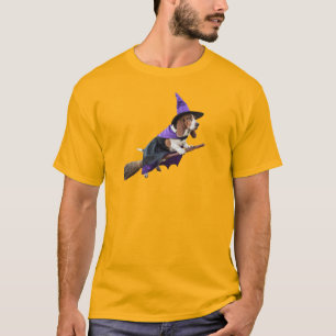 T-shirt Sorcière Basset Hound